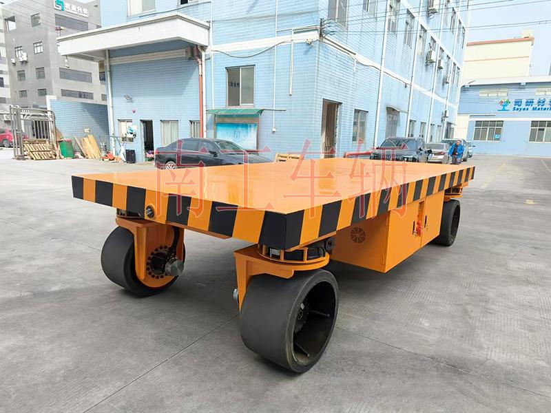 20噸無(wú)軌電動(dòng)平板車 重型電動(dòng)工具拖車