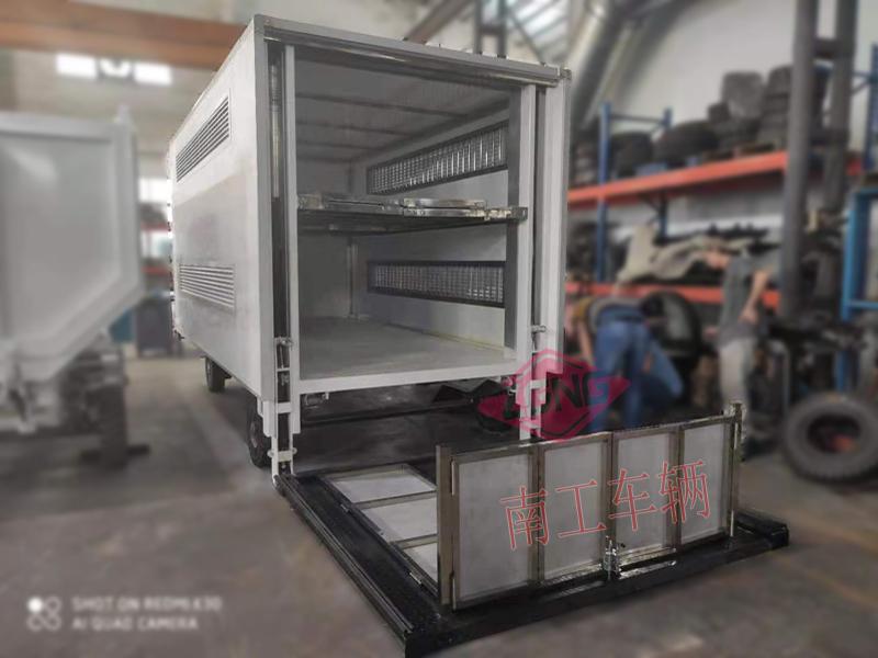 5噸自卸廂式平板車帶垂直尾板工具車